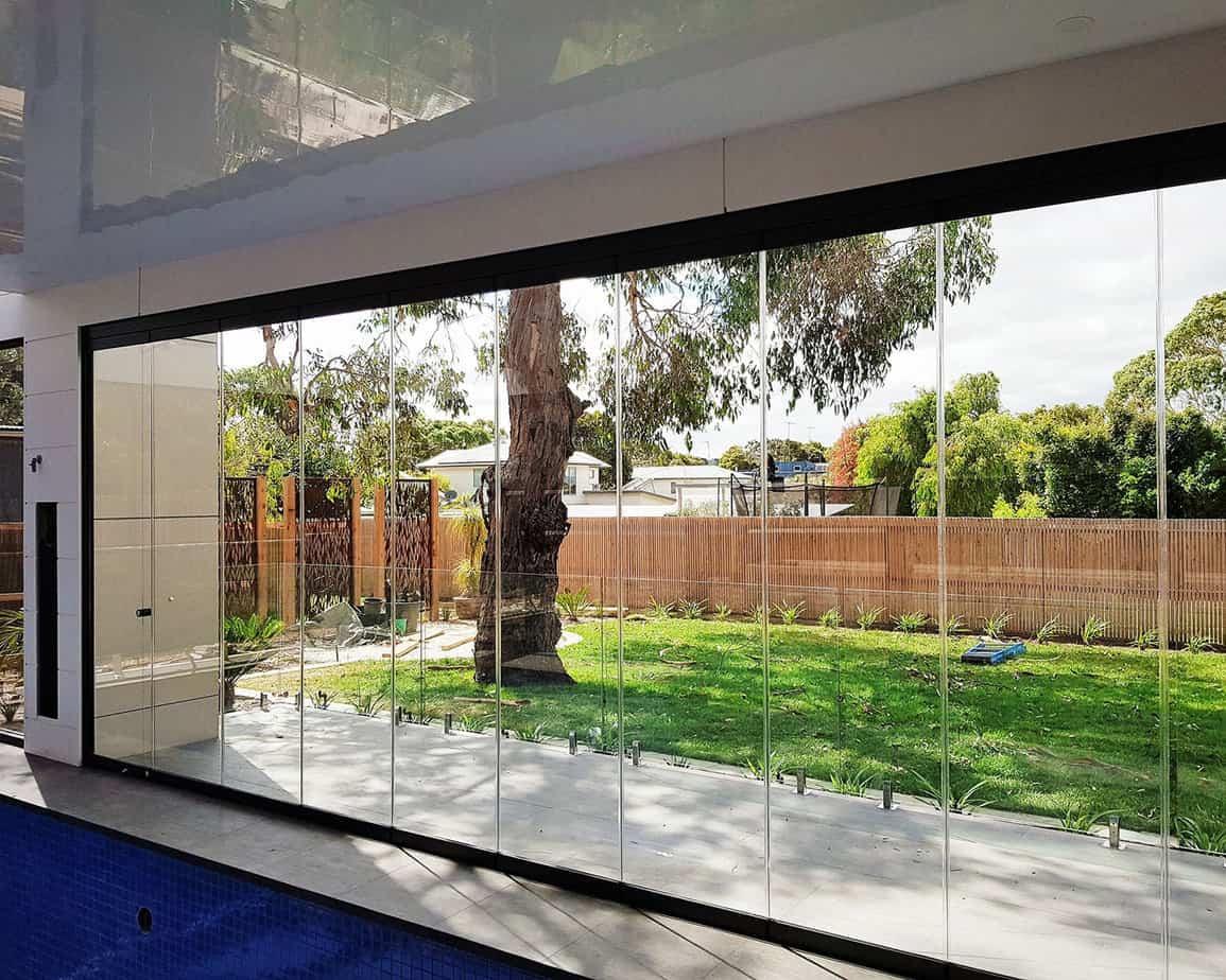 Frameless Glass Stacking Doors
